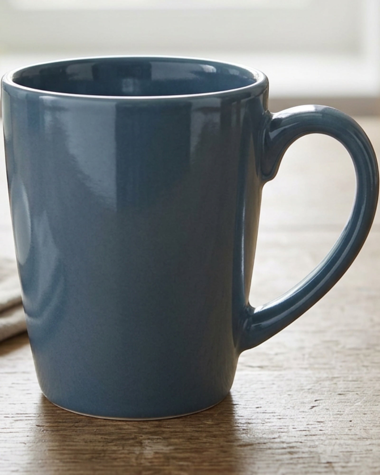 Bovr Arcstone Ceramic Coffee Mug Slate Blue 13 oz - Lifestyle view