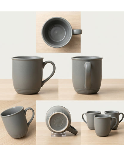 BOVR Ceramic Coffee Mug Matte Stone 14 oz
