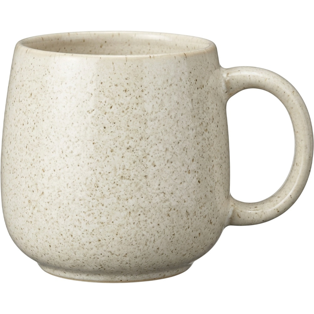 Bovr Speckled Ceramic Coffee Mug Cream 16 oz